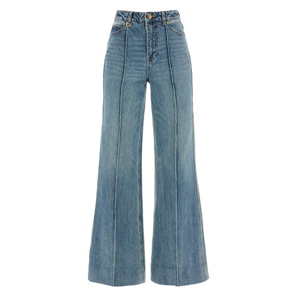 Zimmermann Wide Leg Jeans in Light Blue, size 26 - Picture 10 of 10